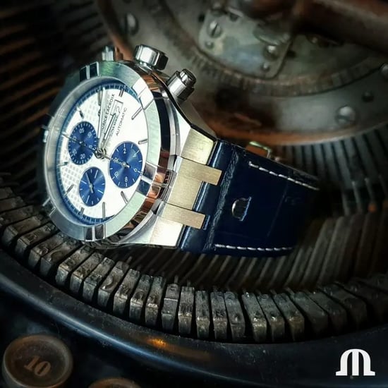 Maurice Lacroix Aikon Men's Blue Watch AI6038-SS001-131-1 - Image 6