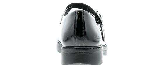 Women's Kickers Finley Patent Shoes in Black - Image 4