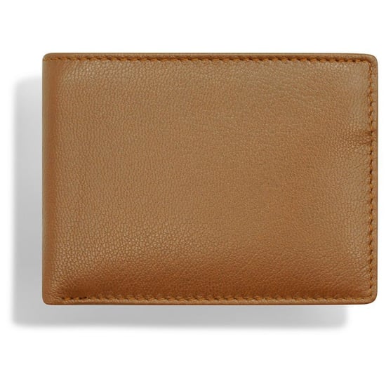 Barneys Originals Faux Leather Tan Wallet
