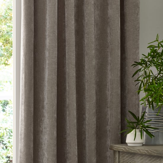 Yard Heavy Chenille Velvet Pencil Pleat Curtains - Image 3