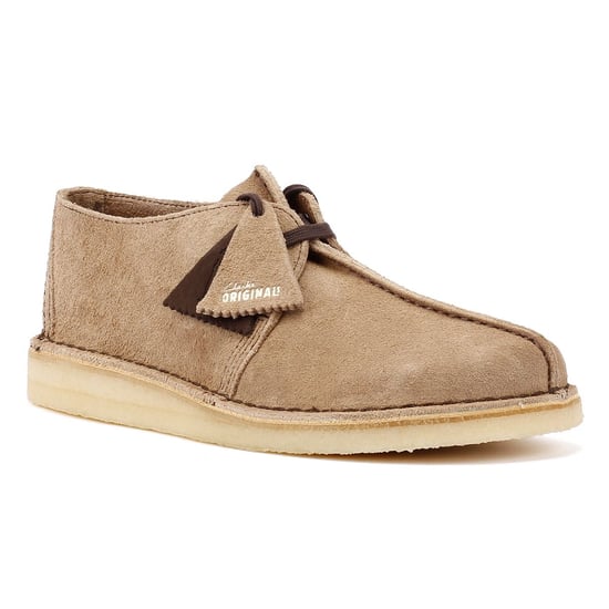 Clarks Originals Desert Trek Wolf Suede Men's Chocolate Brown Shoes - Image 2