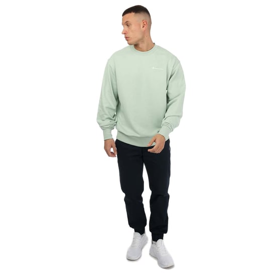 Men's Champion Organic Eco-Future Crew Sweatshirt in Green