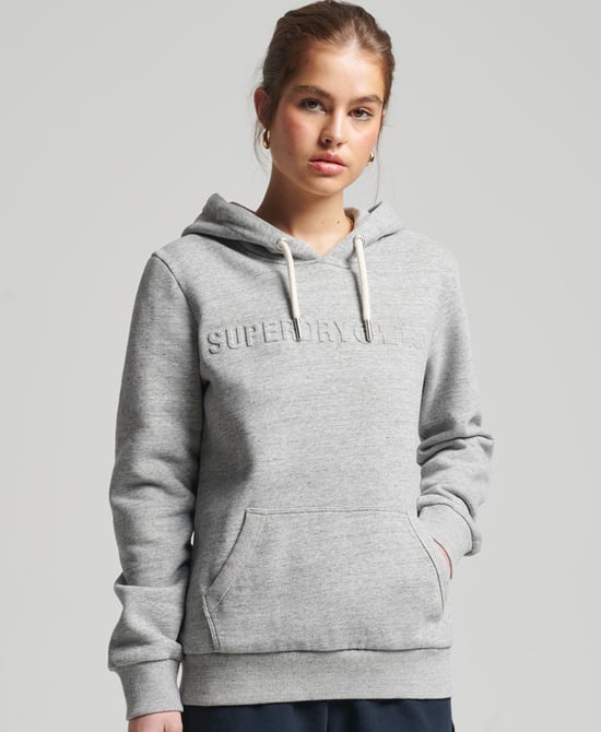 Superdry Vintage Corporate Logo Marl Hoodie