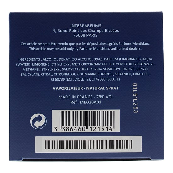 Montblanc Explorer Ultra Blue Eau De Parfum 100ml - Image 4