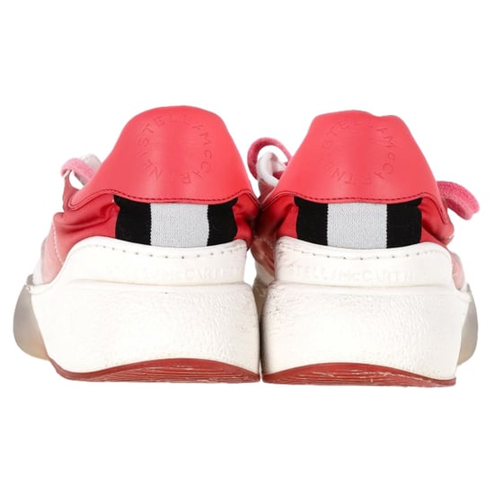 Stella Mccartney Loop Ombre Sneakers in Pink and White Polyester - Image 5