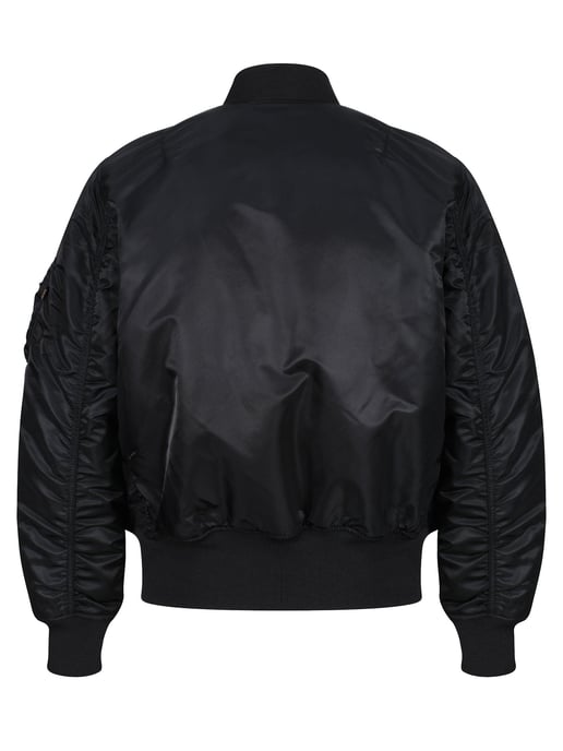 Alpha Industries Men's MA-1 Bomber Jacket in Black