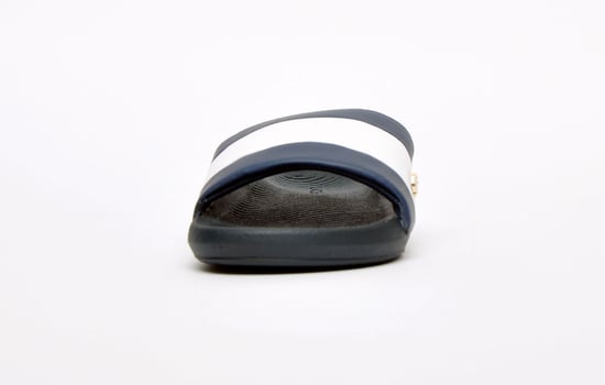 Lacoste Croco Slide 120 3 Blue Synthetic Womens Flip-Flops 39CFA0036 092