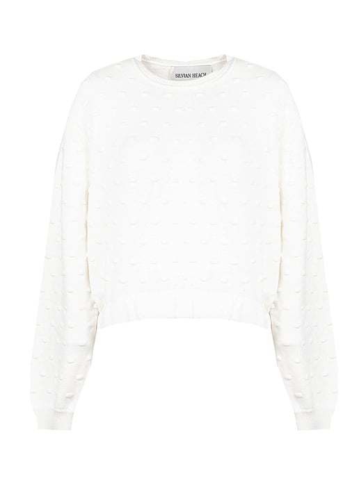 Silvian Heach Pullover Woman's Off-White - Image 1
