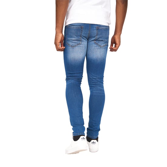 Crosshatch Heren Barbeck Slim Jeans (Stone Wash) - Image 2