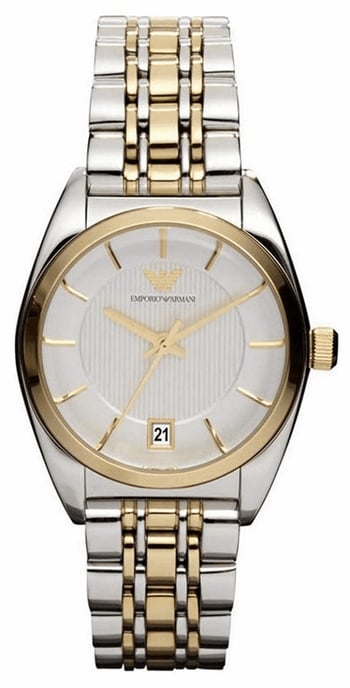 Emporio Armani Ladies Watch  Quartz  gold silver - Image 1