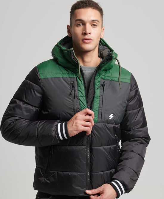 Superdry Sports Puffer Colour Block Jacket