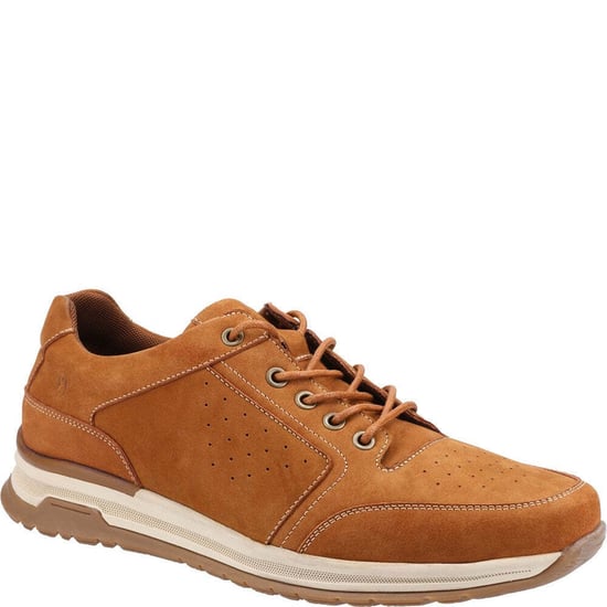 Hush Puppies Heren Joseph Nubuck Sportschoenen (Tan/Beige) - Image 1