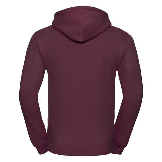 Russell Colour Mens Hooded Sweatshirt / Hoodie (Burgundy) - Image 2