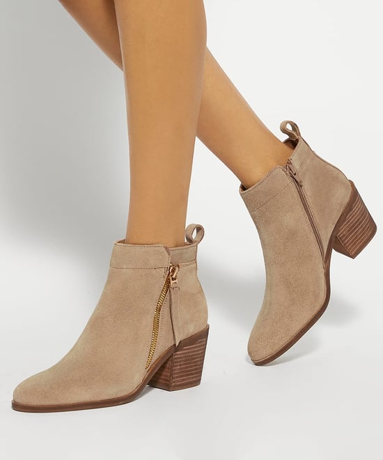 Dune Ladies Paicing - Block Heel Side Zip Boots