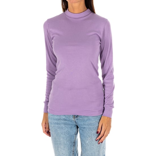 Long-sleeved T-shirt with half-high collar 1625-M women