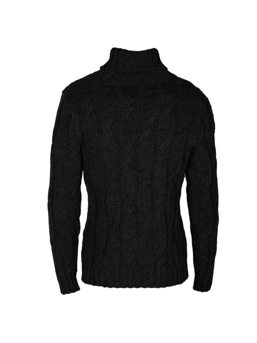 Xagon Man Pullover Turtleneck Men's Black - Image 5