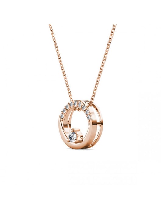 Clarine Pendants - Rose Gold and Crystal - Image 3