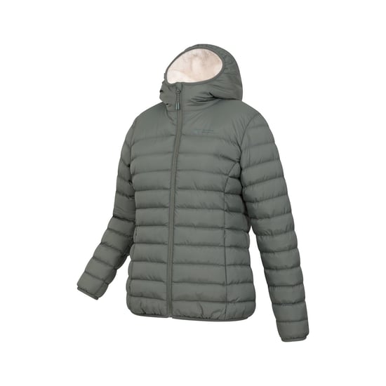 Mountain Warehouse Met imitatiebont gevoerde dames/dames jas (Kaki Groen) - Image 3
