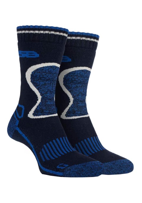 Storm Bloc - 2 Pairs Mens Heavy Duty Winter Warm Padded Thermal Wool Blend Socks for Hiking - Image 1