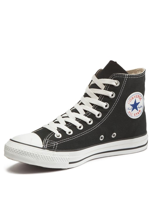 Womens Converse Casual Plimsolls Trainers in Black - Image 1