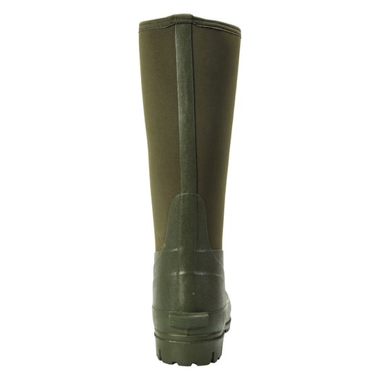 Mountain Warehouse Mens Mucker Neoprene Wellington Boots (Khaki Green)