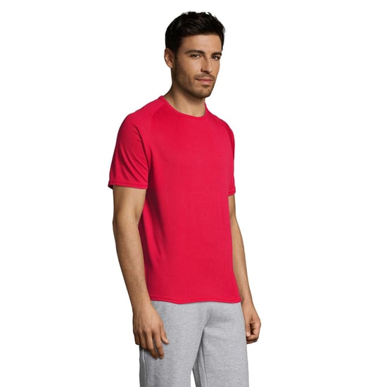 SOLS Mens Sporty Short Sleeve Performance T-Shirt (Red) - Image 4
