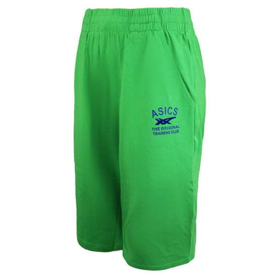 Asics The Orginal Training Club Kids Green Shorts - Image 1