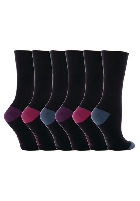 Gentle Grip - 6 par icke elastiska Gentle Grip-strumpor för damer - GG11 - Image 1