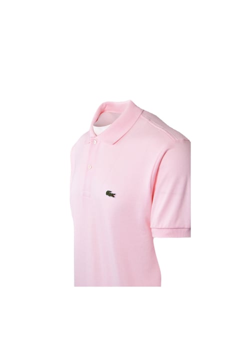 Lacoste Basic Logo Pique Regular Fit Polo Shirt Pale Pink