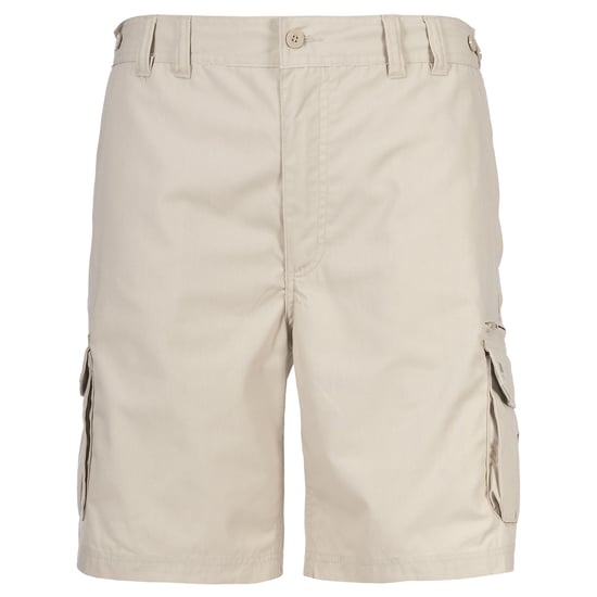 Trespass Mens Gally Water Repellent Hiking Cargo Shorts (Sandy) - Image 1