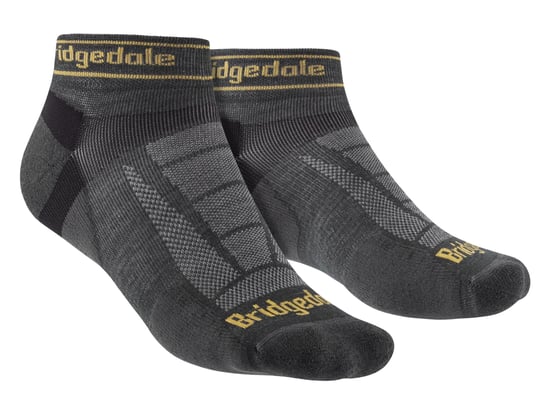 Bridgedale - Mens Running Ultralight Merino Low Socks - Gunmetal - Image 1