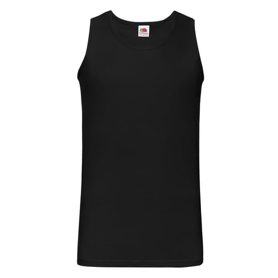 Fruit of the Loom Unisex Adult Valueweight Athletic Tank Top (Zwart) - Image 1