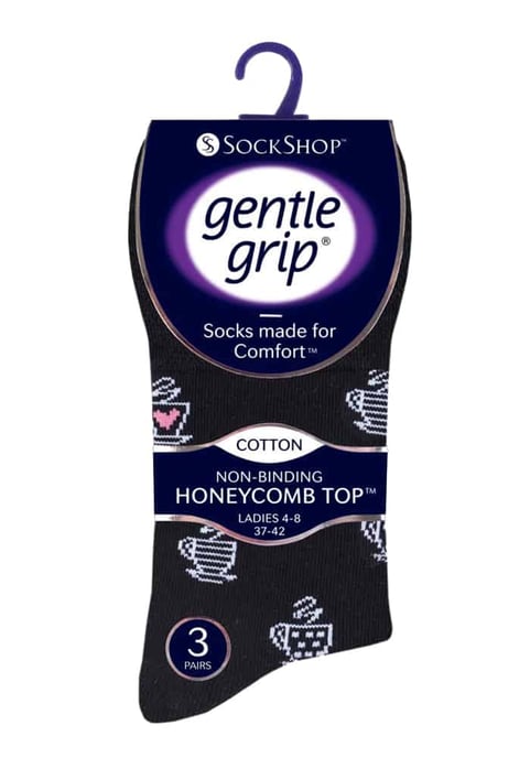 Gentle Grip - 6 par icke elastiska Gentle Grip-strumpor för damer - GG171 - Image 2