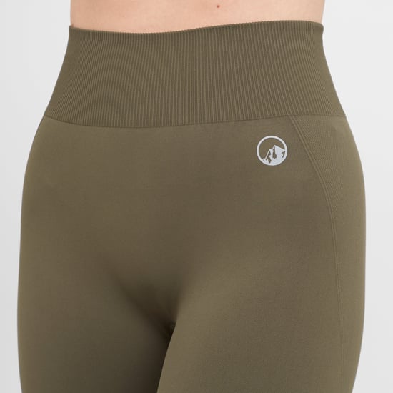 North Ridge Women's Moisture Wicking Seamless Leggings with Ribbed Waistband