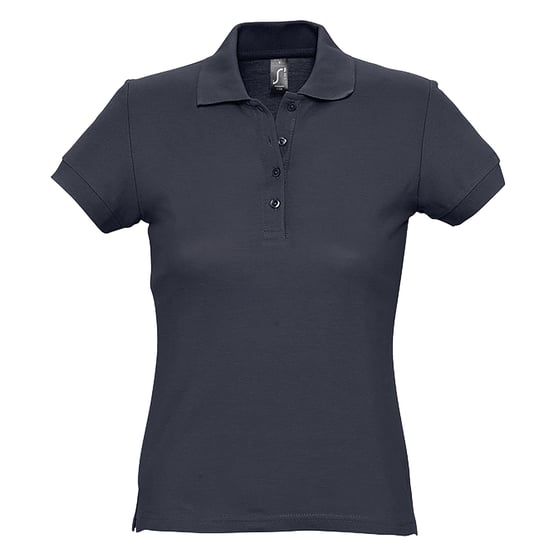 SOLS Dames/dames Passion Pique Poloshirt met korte mouwen (Marine) - Image 1