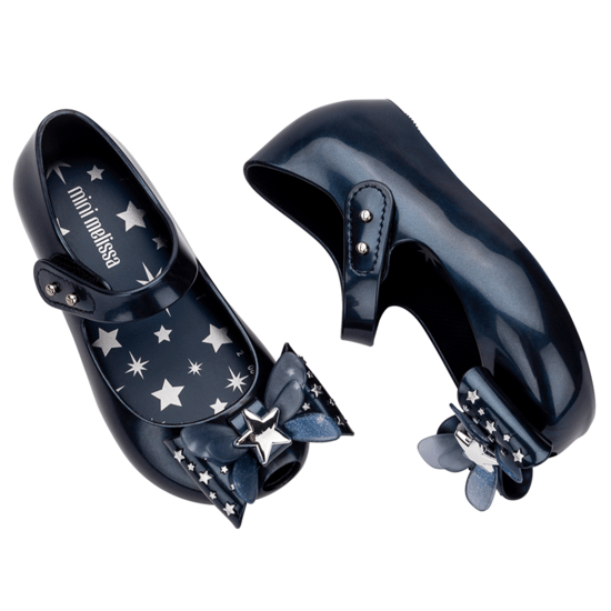 Ultragirl Star II Metallic Blue Flats - Image 3