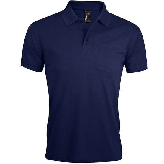 SOLS Heren Prime Pique Poloshirt met korte mouwen (Franse marine) - Image 1