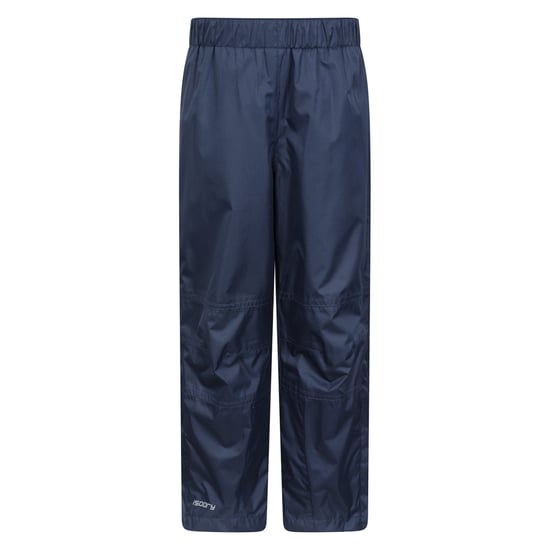 Mountain Warehouse Childrens/Kids Spray II Waterproof Over Trousers (Navy) - Image 1