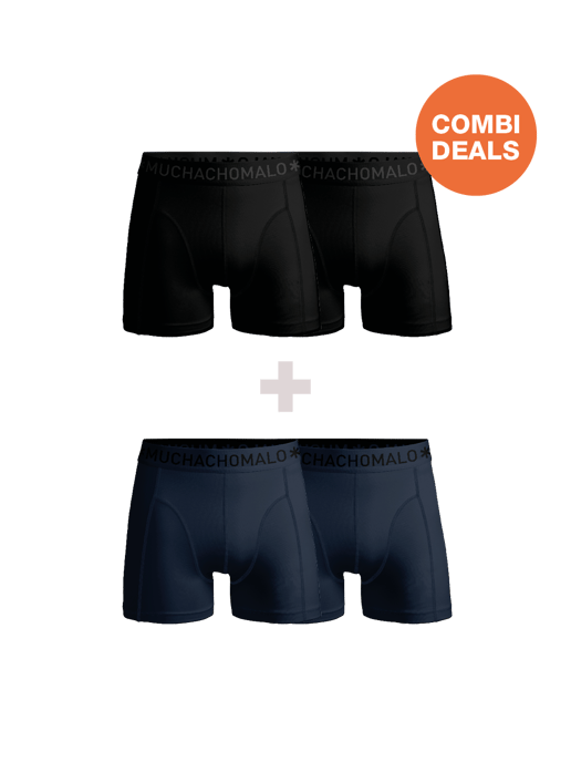 Muchachomalo Men's Boxer Shorts - 2+2 Pack - Men's Underpants