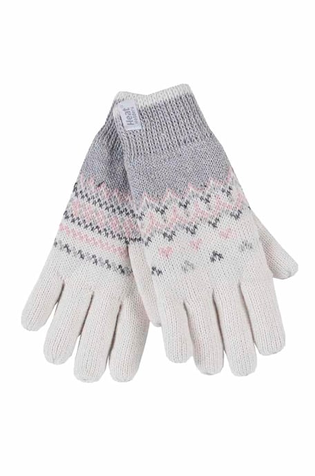 Heat Holders - Womens Nordic Fleece Lined Thermal Gloves - Image 1