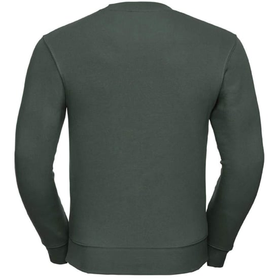 Russell Mens Authentic Sweatshirt (Slimmer Cut) (Bottle Green) - Image 2