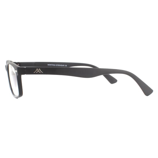 Montana Rectangular Matte Black Unisex Women Glasses Frames