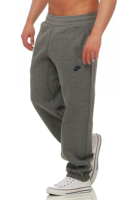 Nike Mens Fleece Joggers in Charcoal - Image 3