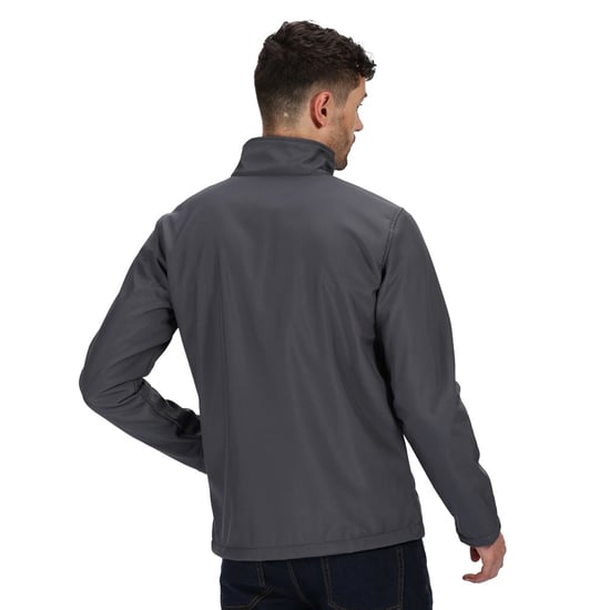 Regatta Professional Mens Ablaze Three Layer Soft Shell Jacket (Seal Grey/Black)