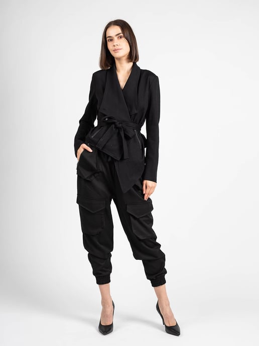 La Haine Inside Us Trousers Tapachula Woman's Black - Image 3