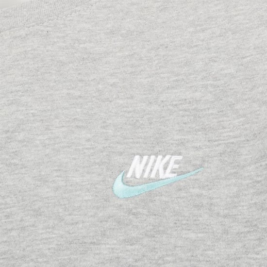 Nike Sportswear Men's Club Fleece Crew Neck Tracksuit Grey - Image 6