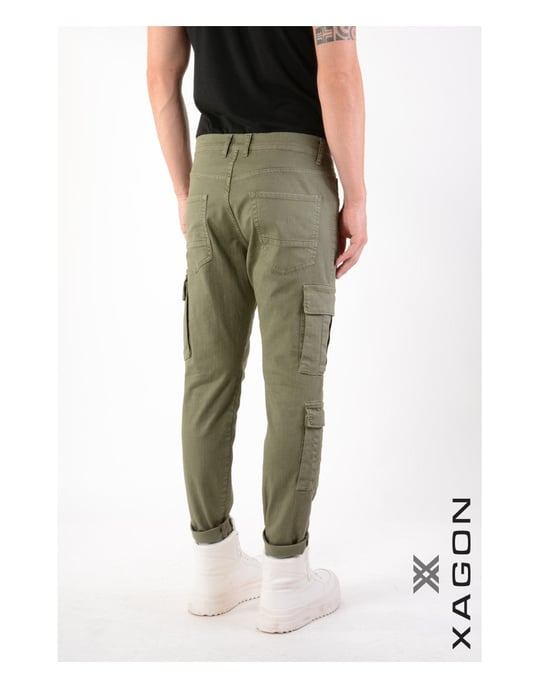 Xagon Trousers Cargo Men's Green - Image 4