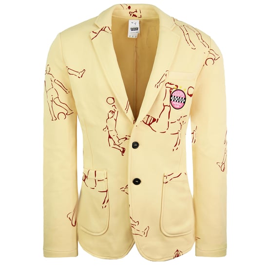 Puma x Kidsuper Studios Long Blazer Sleeve Mens Honey Tailored Jacket 598436 12