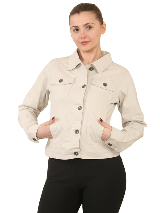 Enzo | Dames Stretch Denim Jas - Image 1