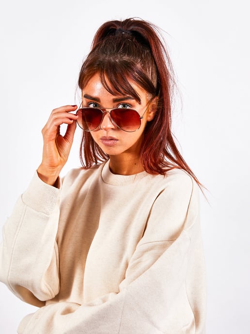 Classic Pilot Gold Aviator Sunglasses